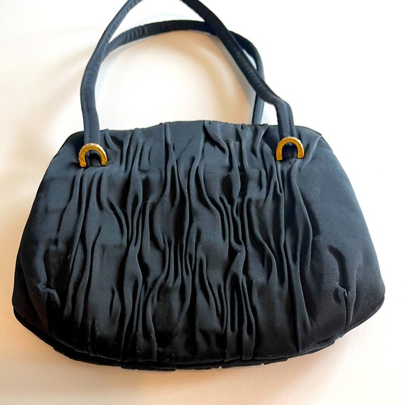 Lou Taylor Handbags - Lou Taylor Vintage Black Handbag/Clutch